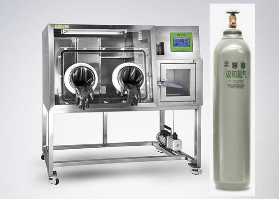 Puesto de trabajo anaerobio de la escala de laboratorio/regulador anaerobio del microprocesador de la caja de guantes